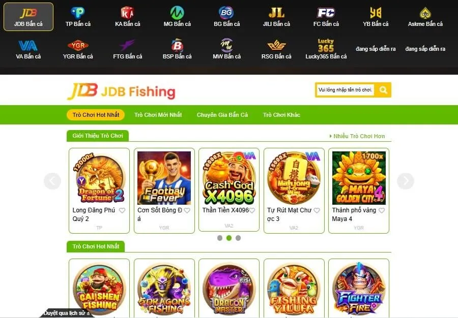 Các tựa game nổ hũ được cập nhật từ các NPH hàng đầu